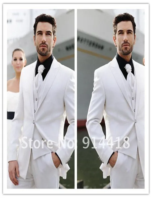 2017 Autumn Winter White Men S Wedding Suit Customize 2017 Autumn Winter White Men S Wedding Suit Customize Tuxedos With Vest Free