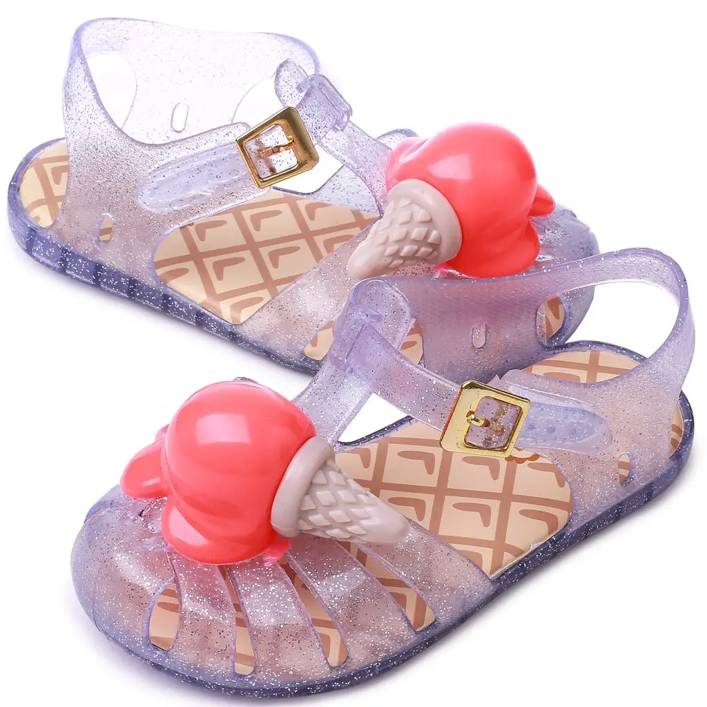 Melissa Conch Shoe Aranha VIII сандалии Босоножки Ice cream стильные для девочек мягкие ПВХ