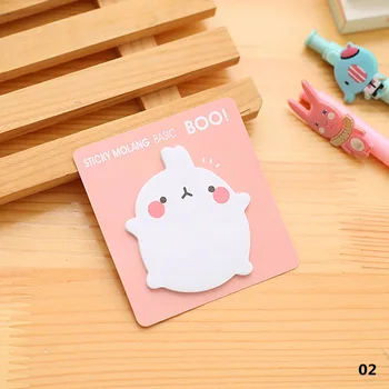 

Self-Adhesive Paper Stickers Memo Pads Sticky Notes Cute kawaii for Students School Learning Stationery papeleria y oficina
