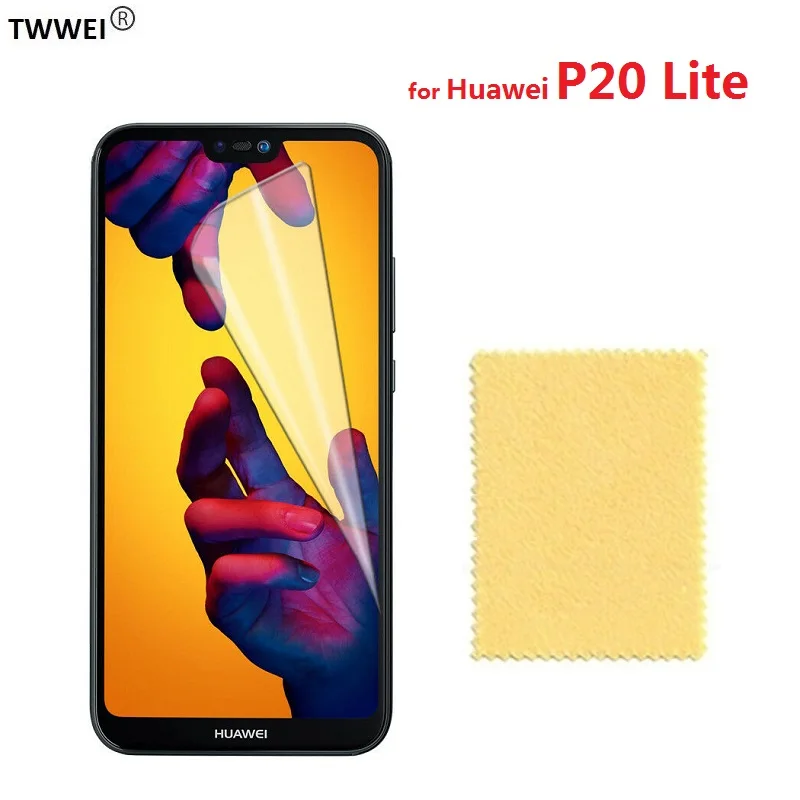 

Glossy Clear LCD Screen Protector for Huawei P20 Lite Protective Film on for Huawei P20 Lite Pro Screen Protector Film Foil