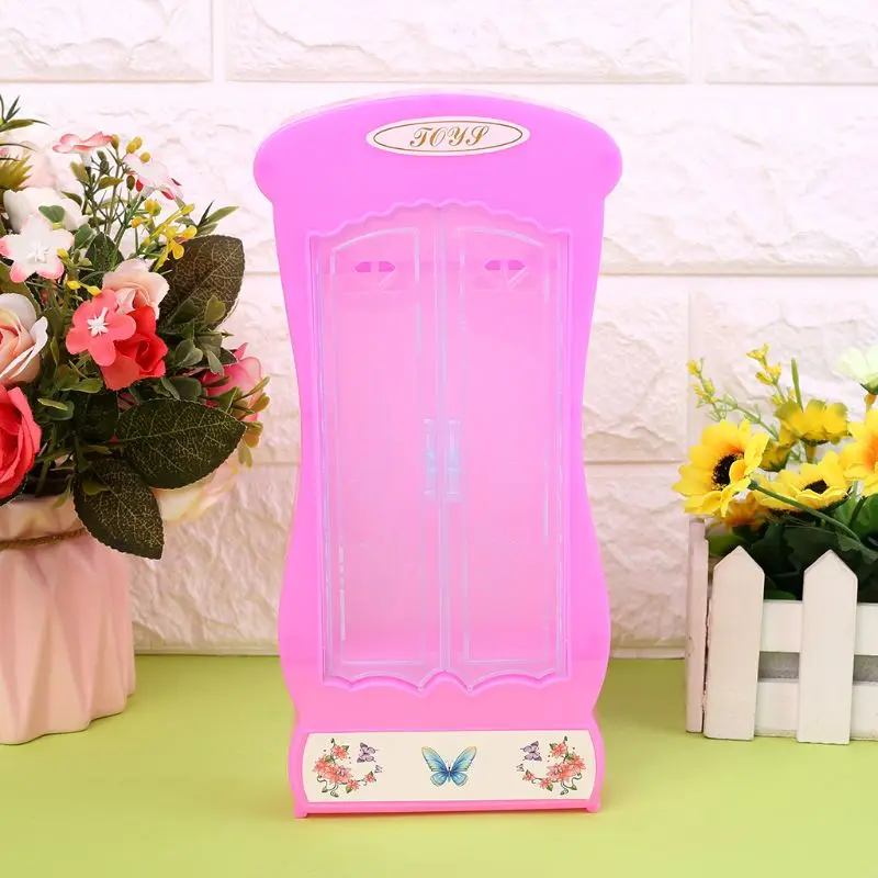 1 قطعة المنزل خزانة خزانة خزانة الأميرة أثاث لعبة للأطفال إكسسوارات دمي الأميرة الاطفال فتاة الهدايا