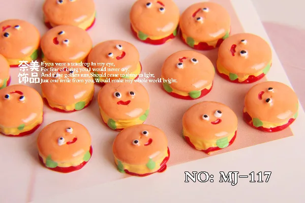 50pcs/lot flat back resin amall hamburger biscuit 11mm for Scrapbooking Craft Cabochon For Hair Cellphone Decoration 50pcs/lot flat back resin amall hamburger biscuit 11mm for Scrapbooking Craft Cabochon For Hair Cellphone Decoration