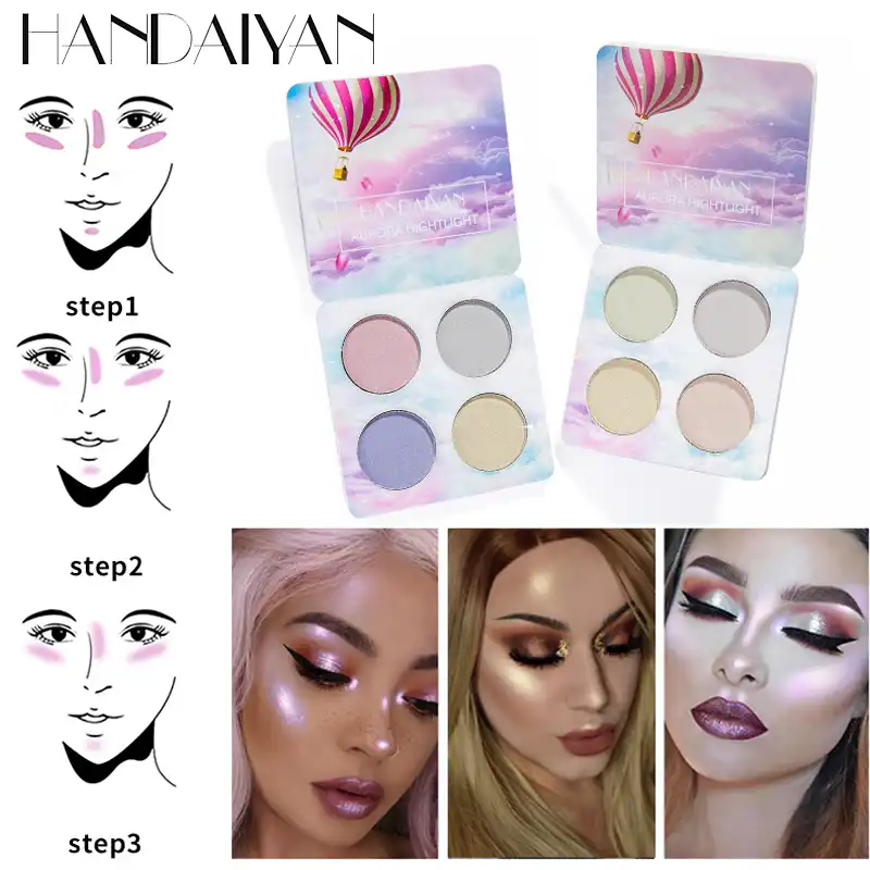 face highlighter palette