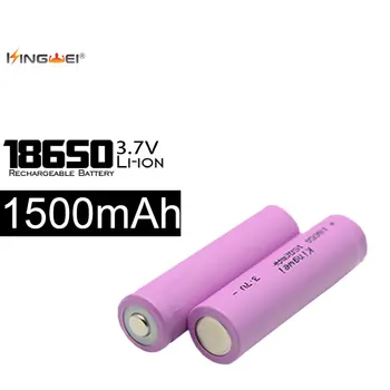 

2017 Band New KingWei 10Pcs Powerbank Batteries 18650 1500mAh Battery Li ion 3.7v Rechargeable Battery