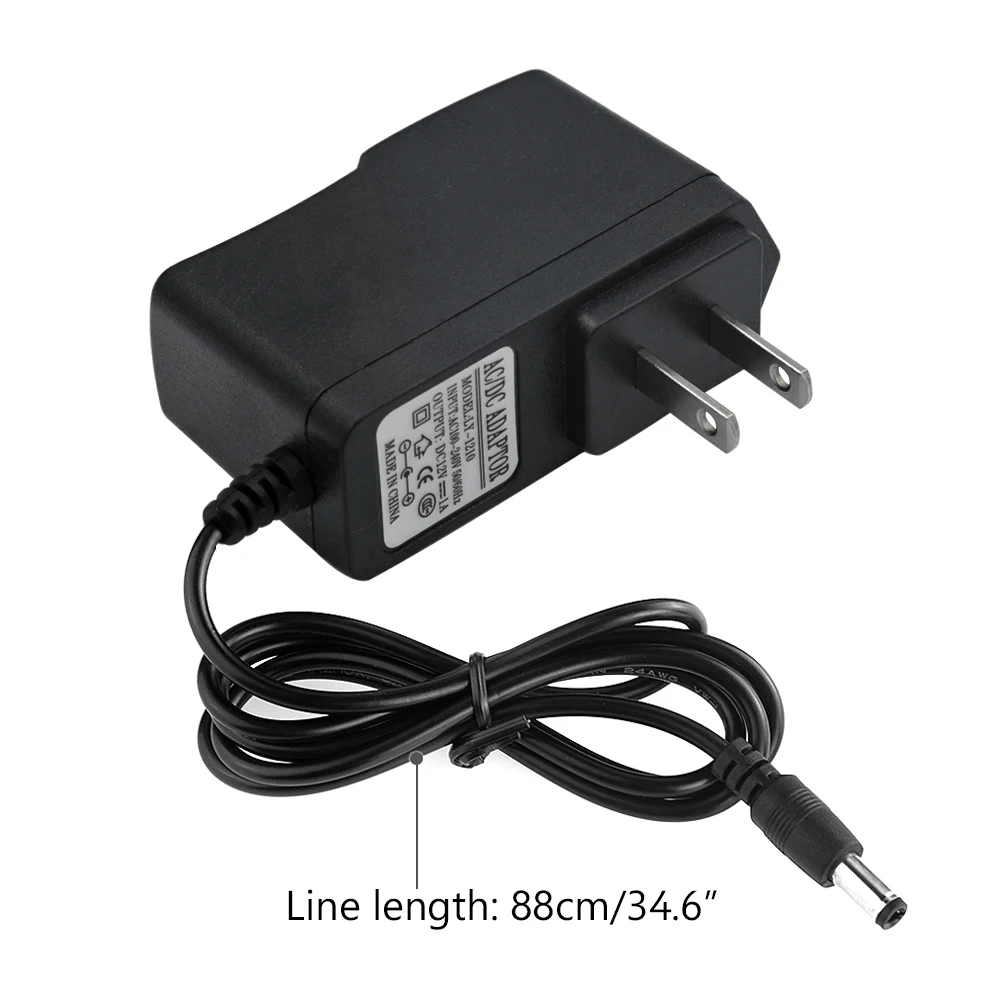 

Cheap TSLEEN LED Starry Light String Strips AC 100V-240V DC 12V 1A Power Supply Charger UK/EU/US Plug