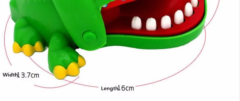 Новое креативное взаимодействие родителя и ребенка игрушка Зеленый кусает за палец Аллигатор экстракт зуб Классическая Детская игра практичная шутка игрушка