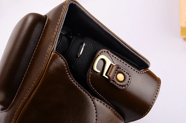 New Pu Leather Video Camera Bag Case For Canon EOS 1100D 1200D 1300D 550D with18-55/105/200mm Lens Retro Vintage Camera Bag cute camera bags