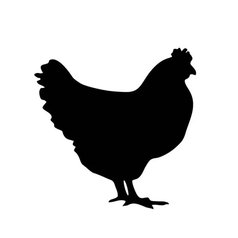 14*12CM CHICKEN Farm Car Sticker Decal Reflective Animal Fun Motorcycle