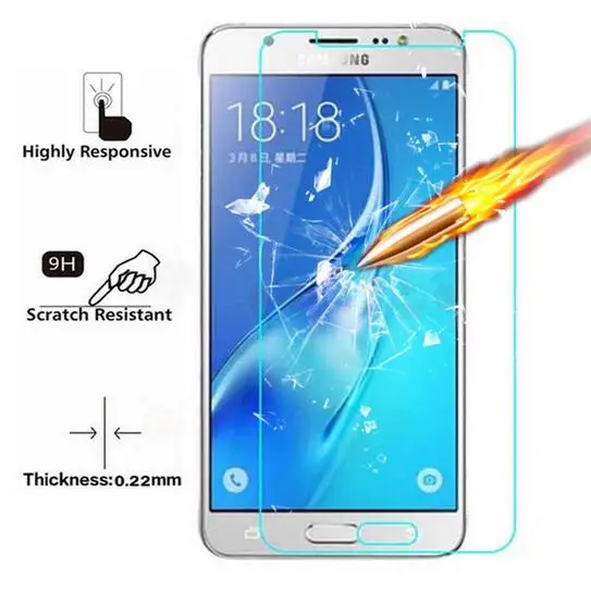 5 шт. 0 22 мм закаленное стекло для Samsung Galaxy J3 2016 J5 J7 2017 J330 J530 J730 Защитная пленка