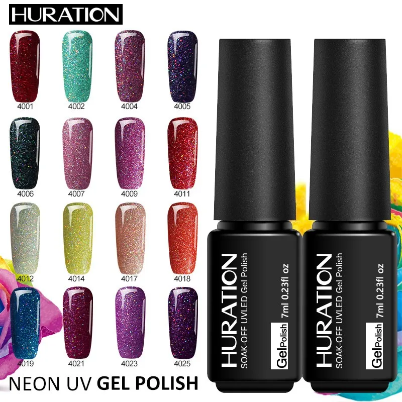 Huration звездное небо 7 мл неоновый гель для Lucky гвозди цвет эмаль Полупостоянный uv