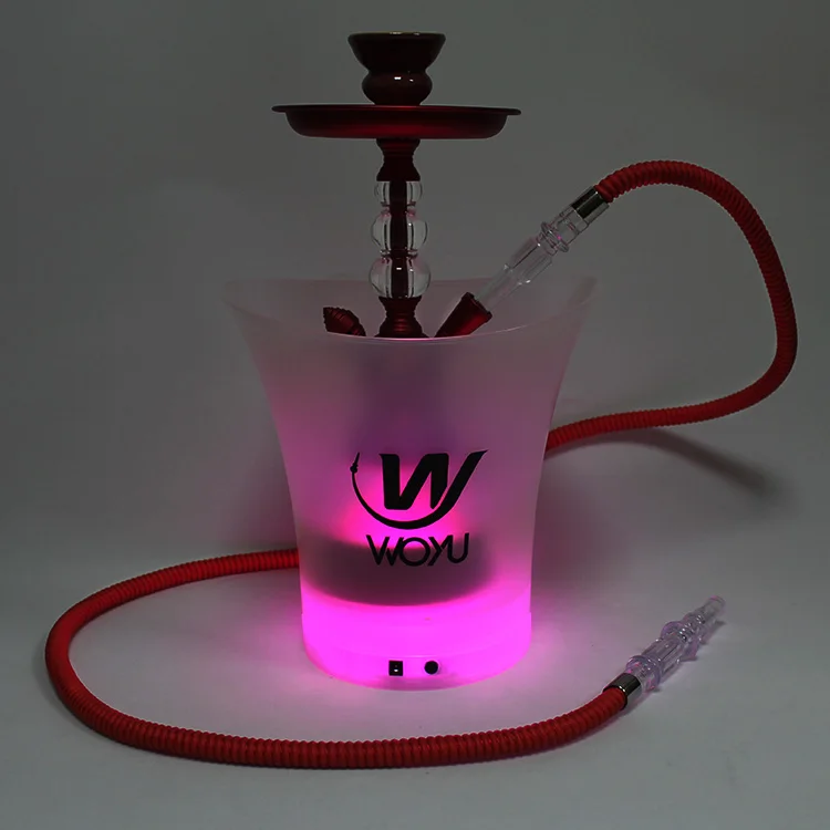 Yameisi Hookah New style Hookah With LED Bucket Acrylic and Alumnium
