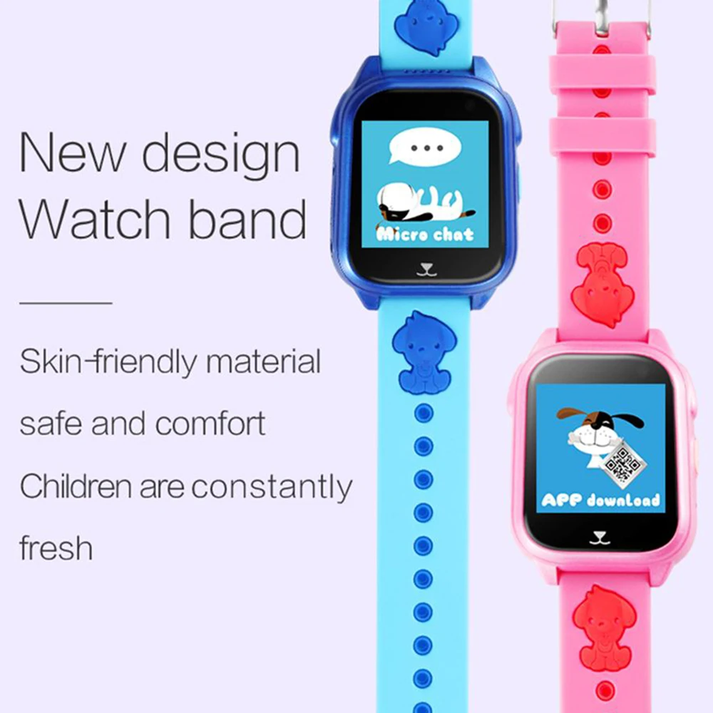 Timethinker M06 Smart Watch Kids GPS with Camera SIM Card SOS Call Location Finder Waterproof IP68  pk Q90 S6 Child Smartwatch