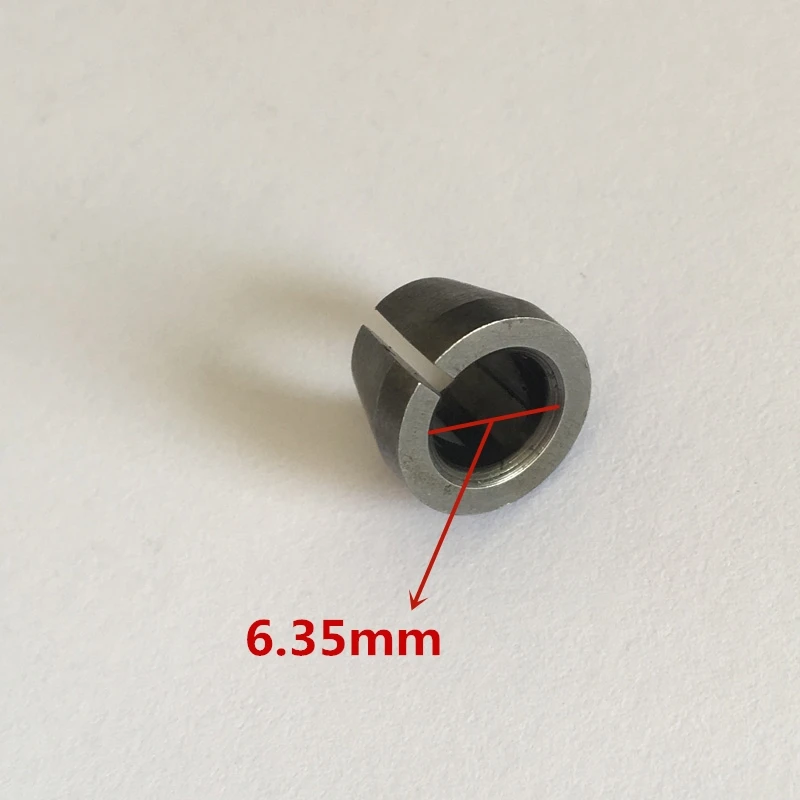

Trimmer collet nut cone 6.35mm 6mm replacement for Makita 3701 3708FC 3708F 3707FC 3706 3707F 3705 3703 3700B 3700D