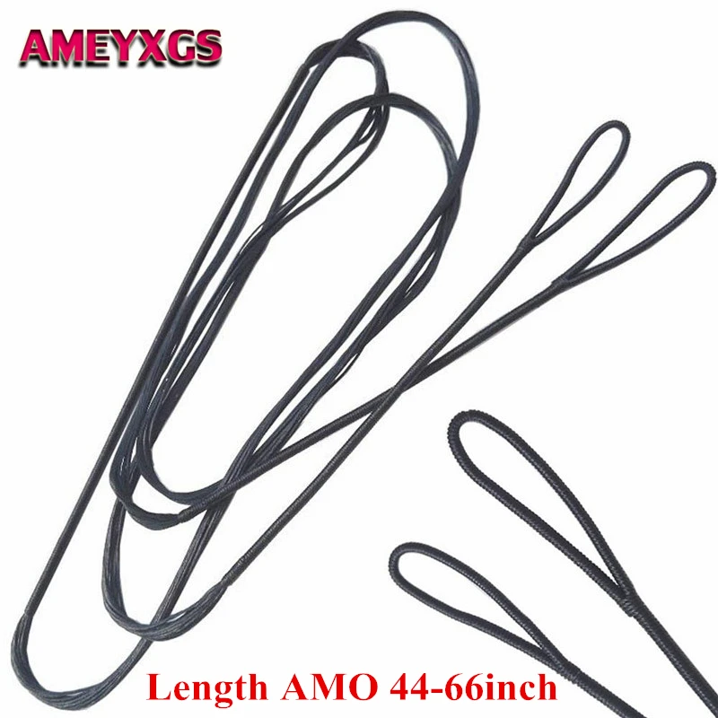 

1Pc 12/14/16 Strands Fit 48-70" Bow Archery Bow Strings Recurve Longbow Bowstring Handmade Outdoor Training Shooting Accessories
