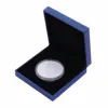 Luxury Medal Coin Presentation Box Display Case Single Coin with Capsule For Coin Tools Blue Color ► Photo 2/6