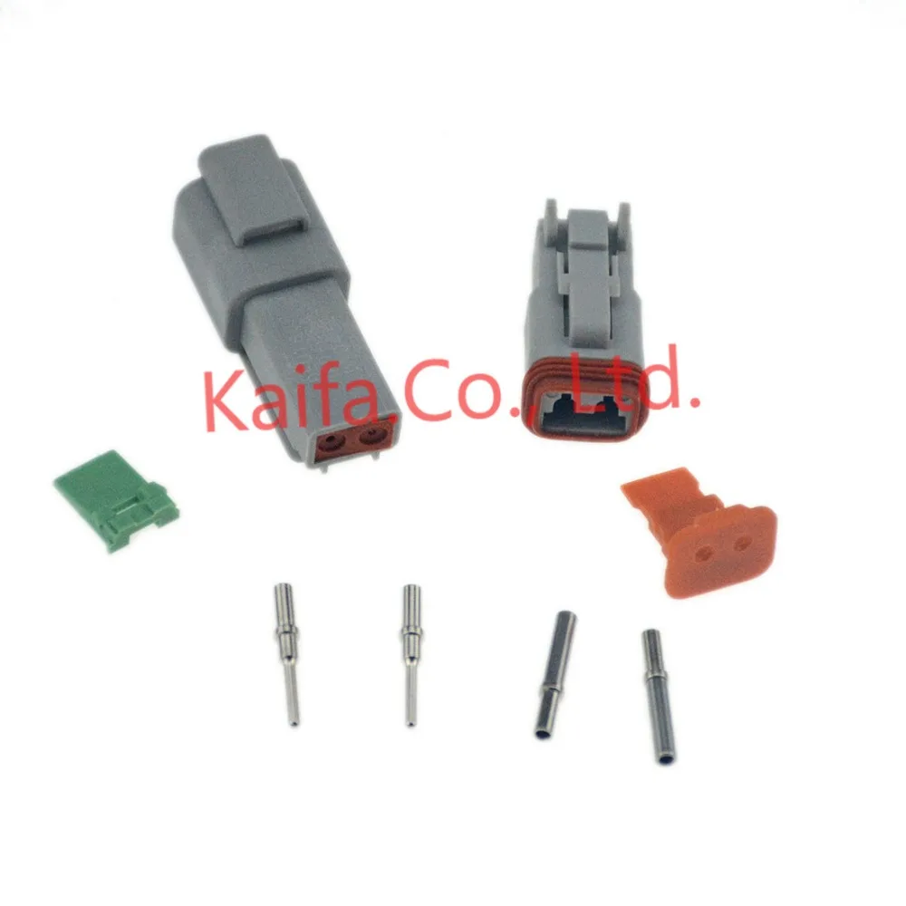 

1 sets Kit Deutsch DT 2 3 4 6 Pin Waterproof Electrical Wire Connector plug Kit DT06-2/3/4/6S DT04-2/3/4/6P 16-18 GA
