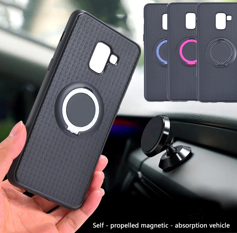 

Mobile Phone Case Manget car Holder for Samsung Galaxy S8 S9 A8 A6 Plus A3 A5 A7 J2 J3 J5 J7 2016 2017 2018 prime 360 Full Cover