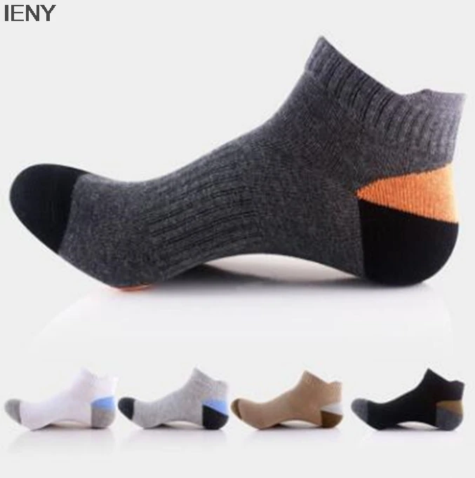 

IENY New men's cotton socks duck tongue sports socks breathable basketball socks