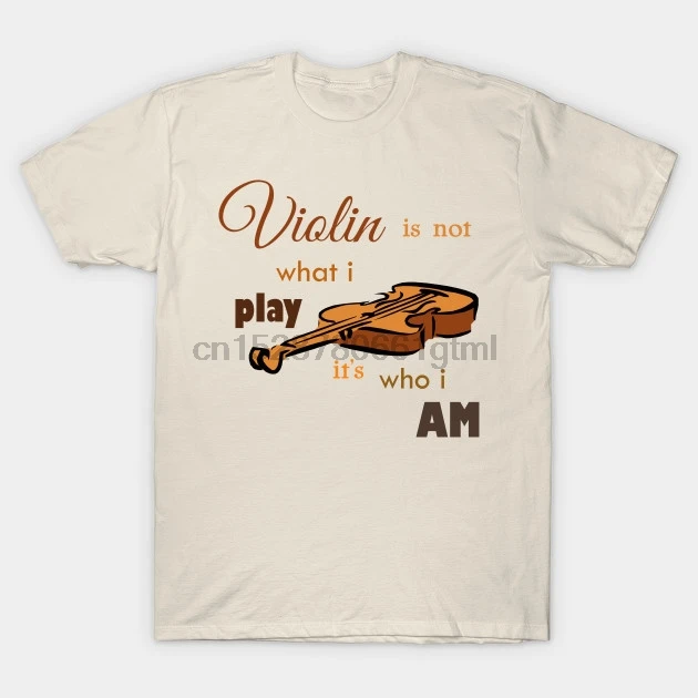

Men Short sleeve tshirt Violin Violin T Shirt Women t-shirt