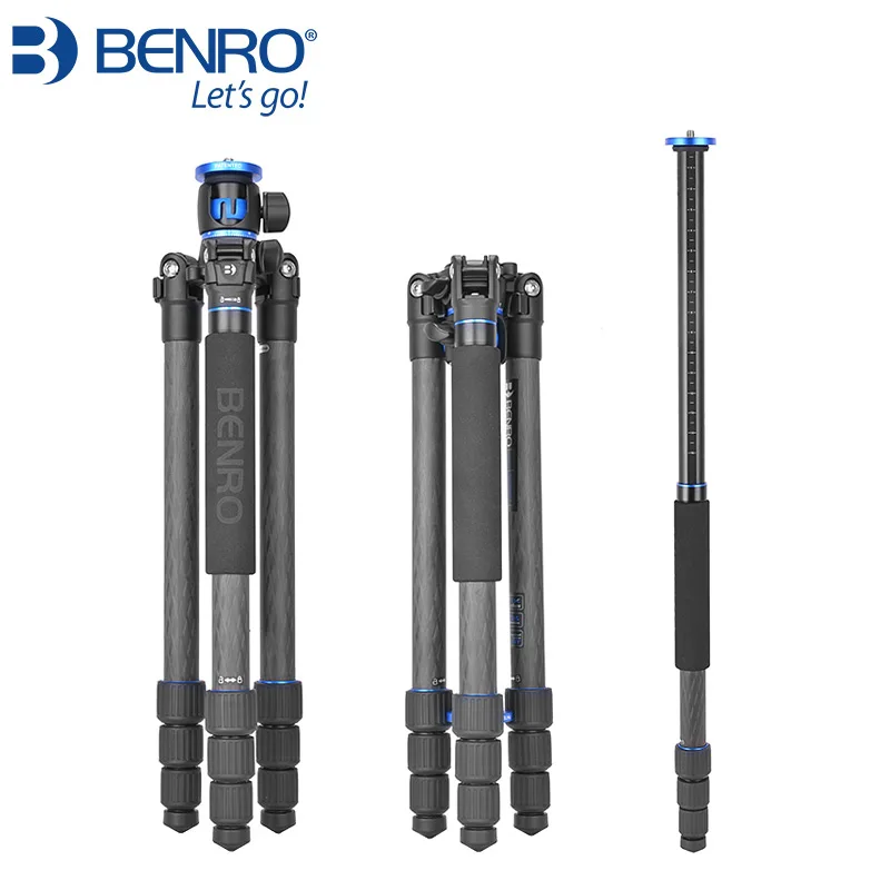 US $327.78 Benro GC268T Carbon Fiber Tripod Professional Tripod For SLR Camera