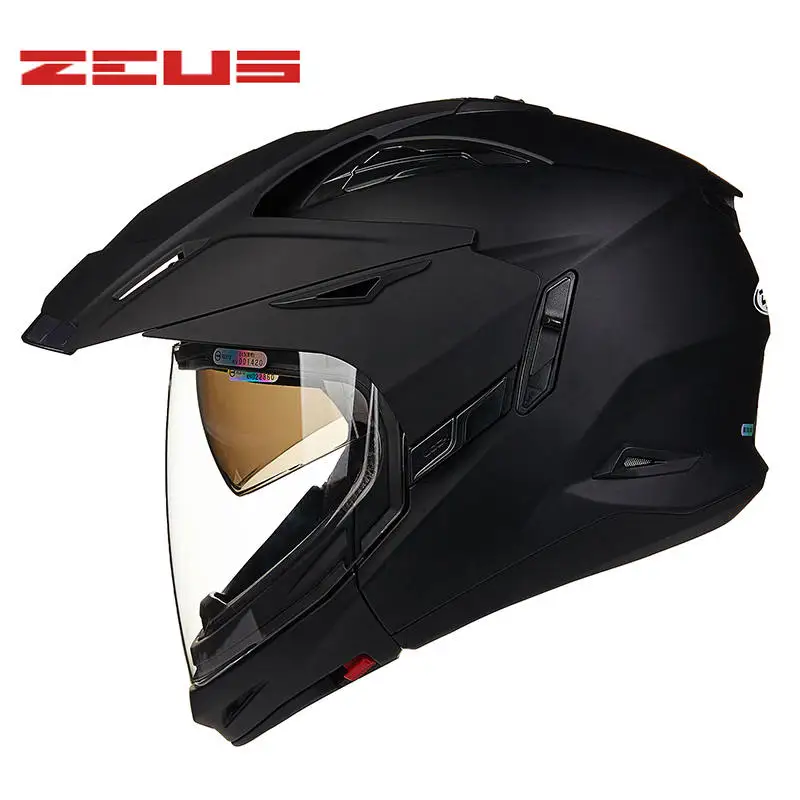 ZEUS 613B off road motorcycle helmet double lens ATV dirt bike motorbike helmets inner
