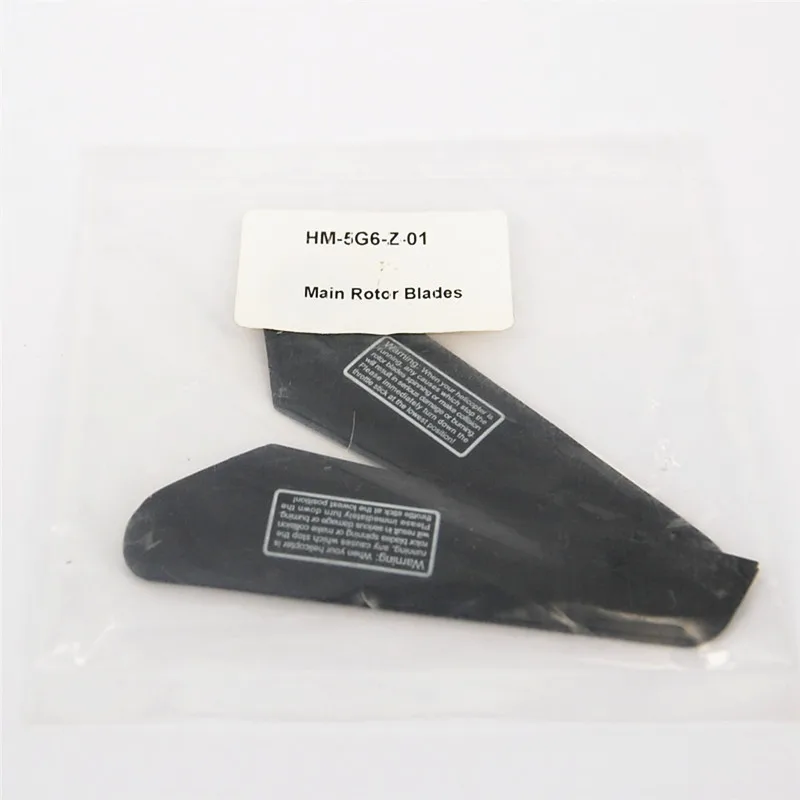 

Main Rotor Blades HM-5G6-Z-01 Walkera 5G6 Replacement Parts