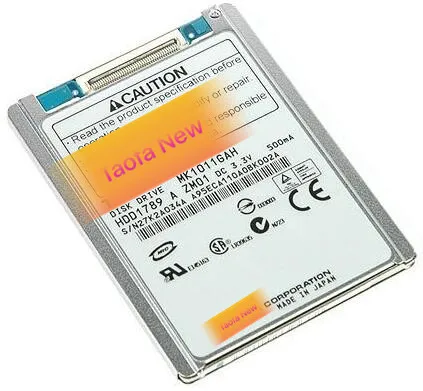 Новый жесткий диск 1 8 дюйма CE/ZIF 100 ГБ MK1011GAH для ноутбука SONY TZ13 TZ17 TZ33 Latpop HP 2710P DELL D430 HDD
