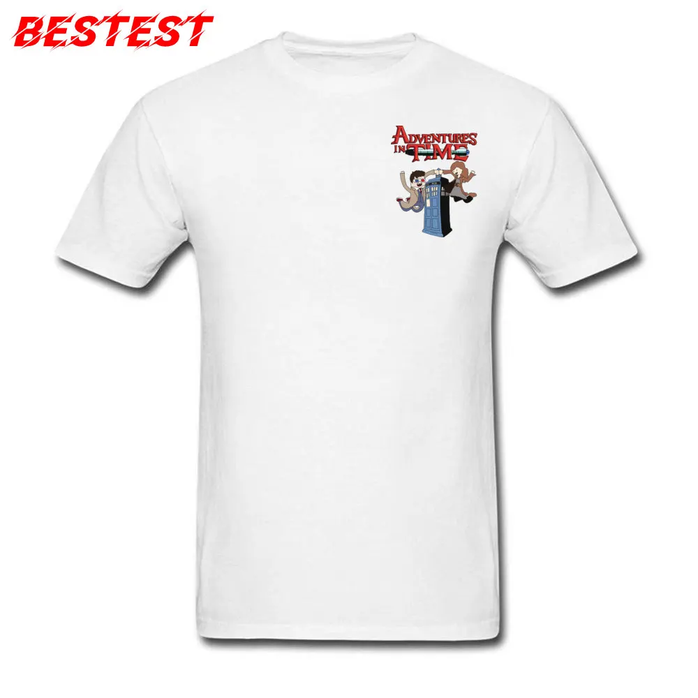 Dr. Who мужские топы футболка Приключения во времени Camisa футболки с круглым вырезом