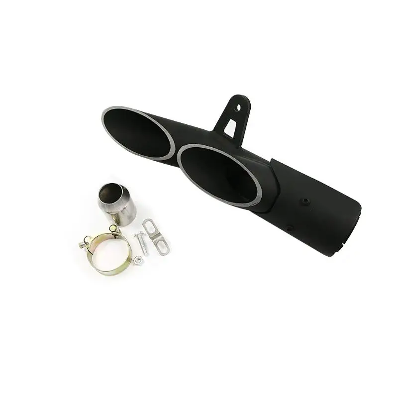 

Motorcycle Exhaust 51mm Universal Modified Exhaust for Toce Exhaust z900 zx6r R6 cbr500r gsxr1000r Double/Three Holes Exhaust