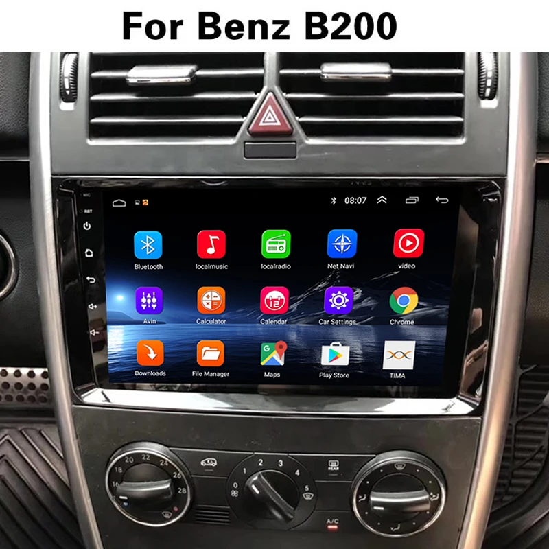 

LEEWA 9" Bigger HD Screen Android 8.1 Quad Core Car Media Player With GPS Navi Radio For Benz B200 #2854