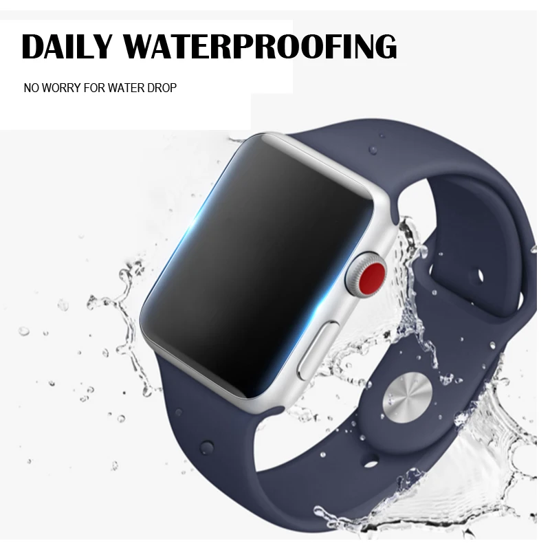 Гидрогелевая пленка для Apple Watch Series 4 40 мм 44 мягкая защитная с полным покрытием
