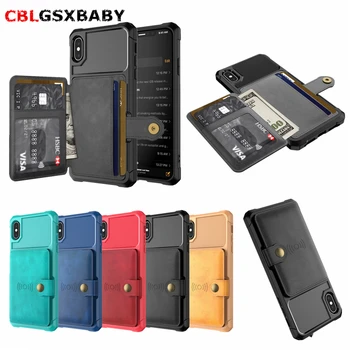 

Luxury PU Leather Wallet Case for iPhone 11 Pro Max 6 6s 7 8 Plus X XS XR XS MAX Cases Wallet Flip Cover Buckle Phone Fundas