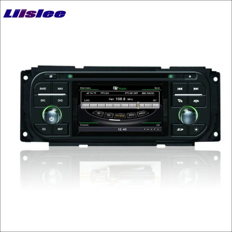 Excellent Liislee Car Radio DVD Player GPS Nav Navigation For Chrysler Voyager 2001~2007 TV iPod USB Bluetooth HD Screen Multimedia System 2