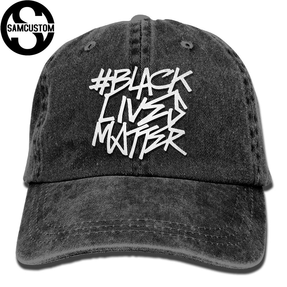 SAMCUSTOM appeal black lives matter 3D креативные вымытые джинсовые шапки осень-лето мужские и