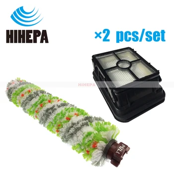 

2 pcs/set Pet Brushroll & HEPA Filter for Bissell Crosswave 1785 Series Vacuum Cleaner Parts Fit # 1613568 & 1608684