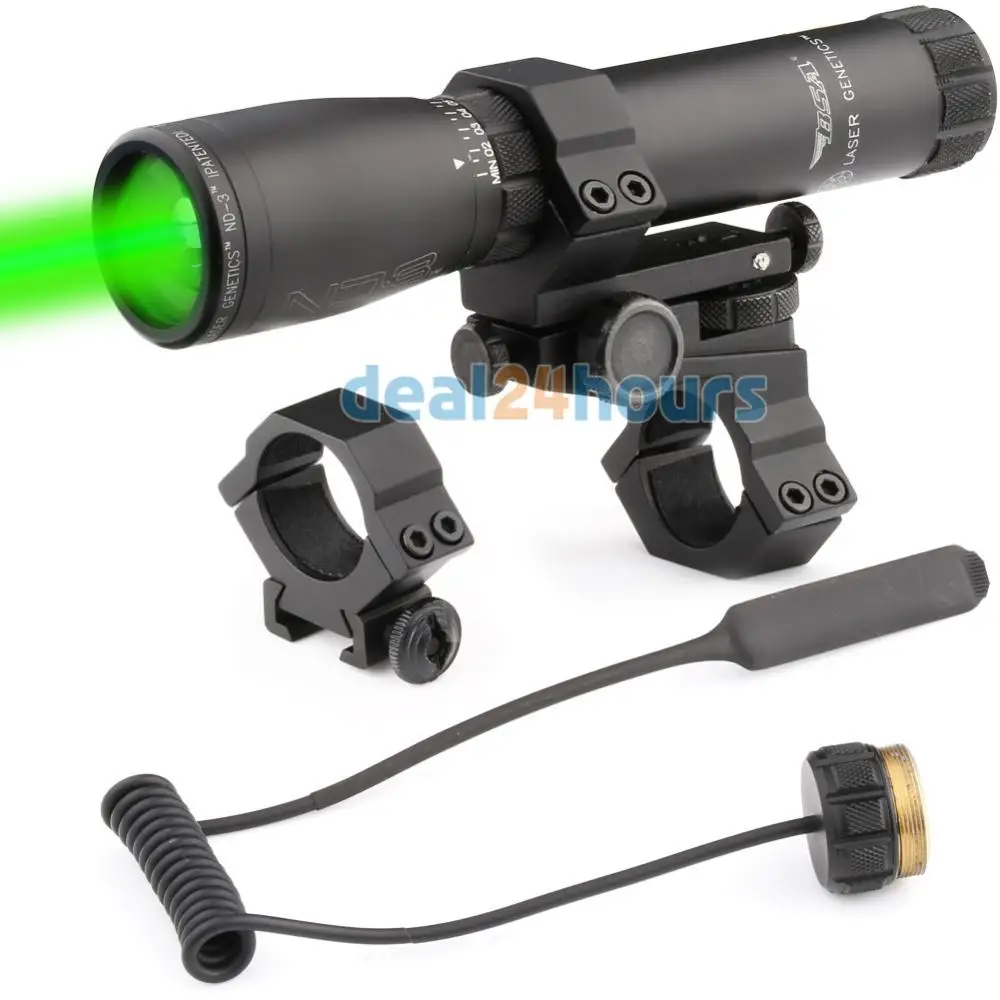 

New Laser Genetics ND3 x30 Long Distance Green Laser Scope Designator with mount Shipping!