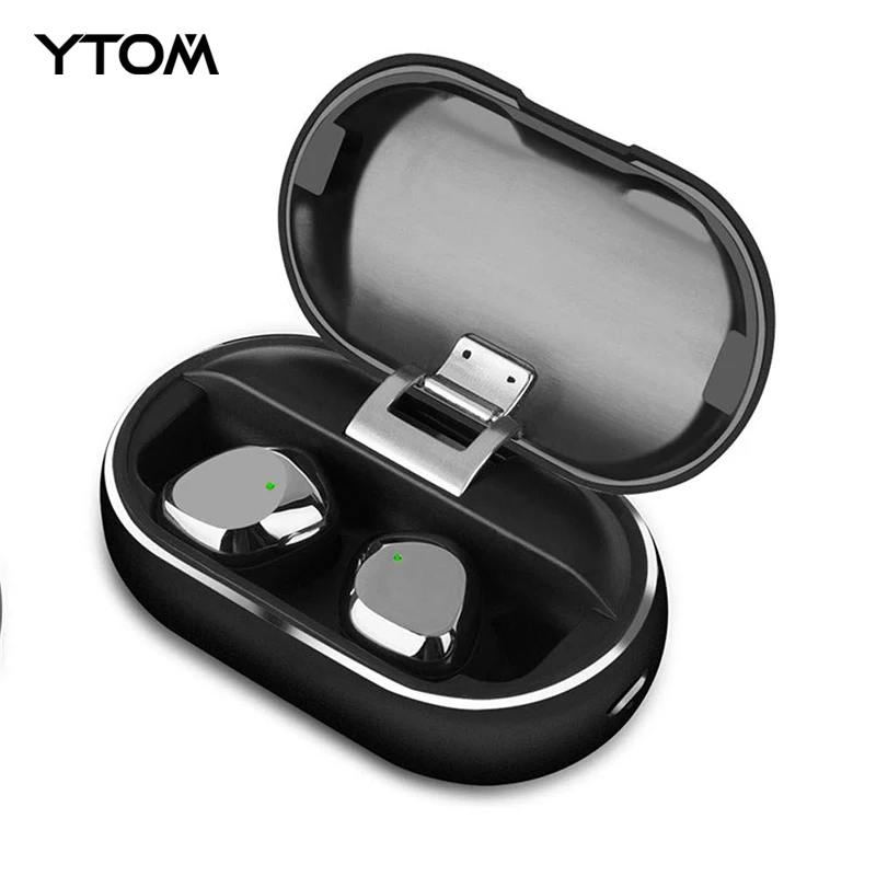 YTOM TX26 8H тяжелые басы металлические Bluetooth 5,0 наушники настоящие Беспроводные наушники с шумоподавлением наушники для спортивных смартфонов ПК