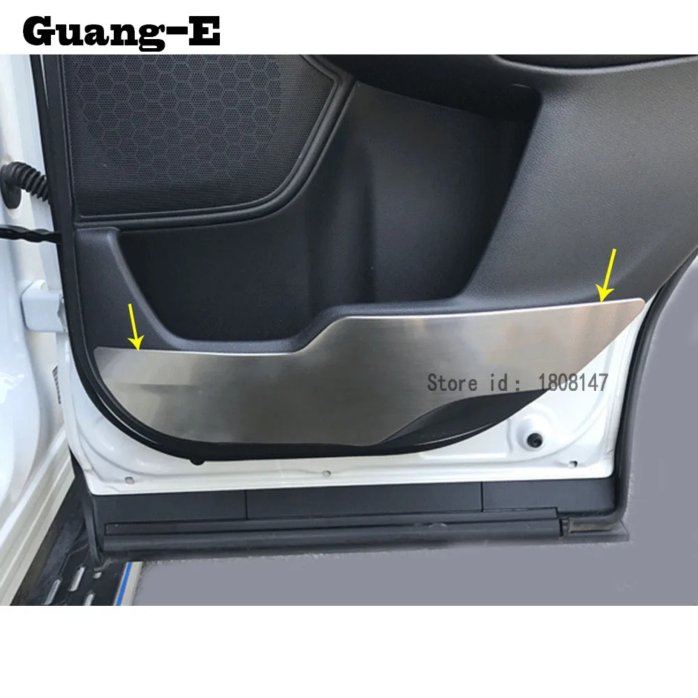 For Honda CRV CR-V 2017 2018 car sticker styling cover door trim Anti-kick pad under trim frame panel moulding hoods parts 4pcs For Honda CRV CR-V 2017 2018 car sticker styling cover door trim Anti-kick pad under trim frame panel moulding hoods parts 4pcs