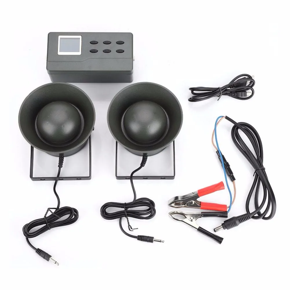 

PDDHKK Hunting Bird Caller MP3 Player Birds Decoy 35W 12V 150dB Double Speaker Bird Caller Outdoor Hunting CP-390 Hunting Decoy