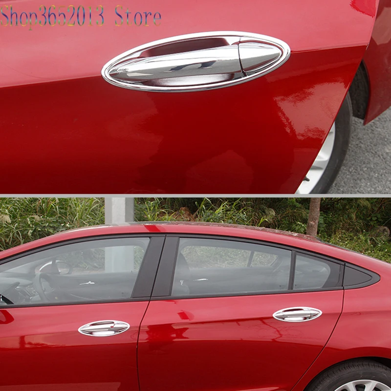 For Chevrolet Cruze 2015-2018 ABS Chrome Car Side Door Handle&ampDoor bowl Cover Trim car styling accessories | Автомобили и
