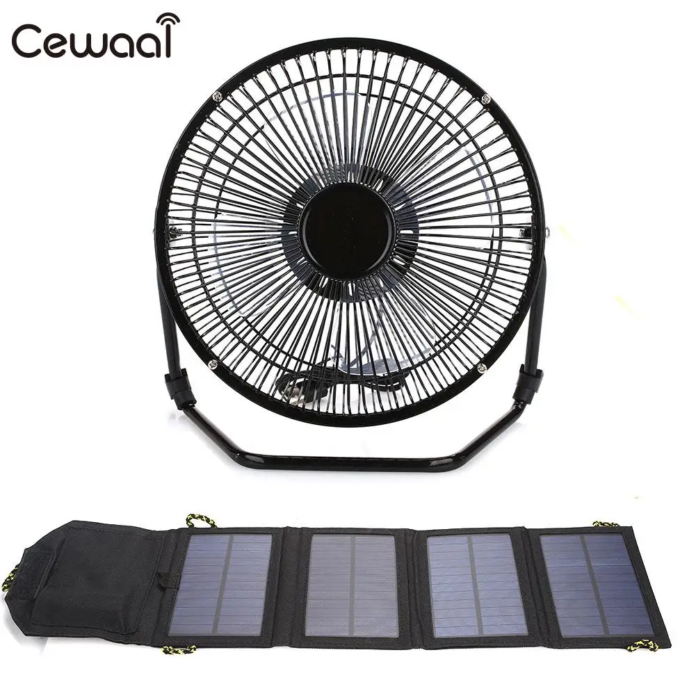 

Universal Cell Solar Panel Solar Panel Energy Solar Panel 7W with 8inch Fans Fold Outdoor Battery Charger Charging Board