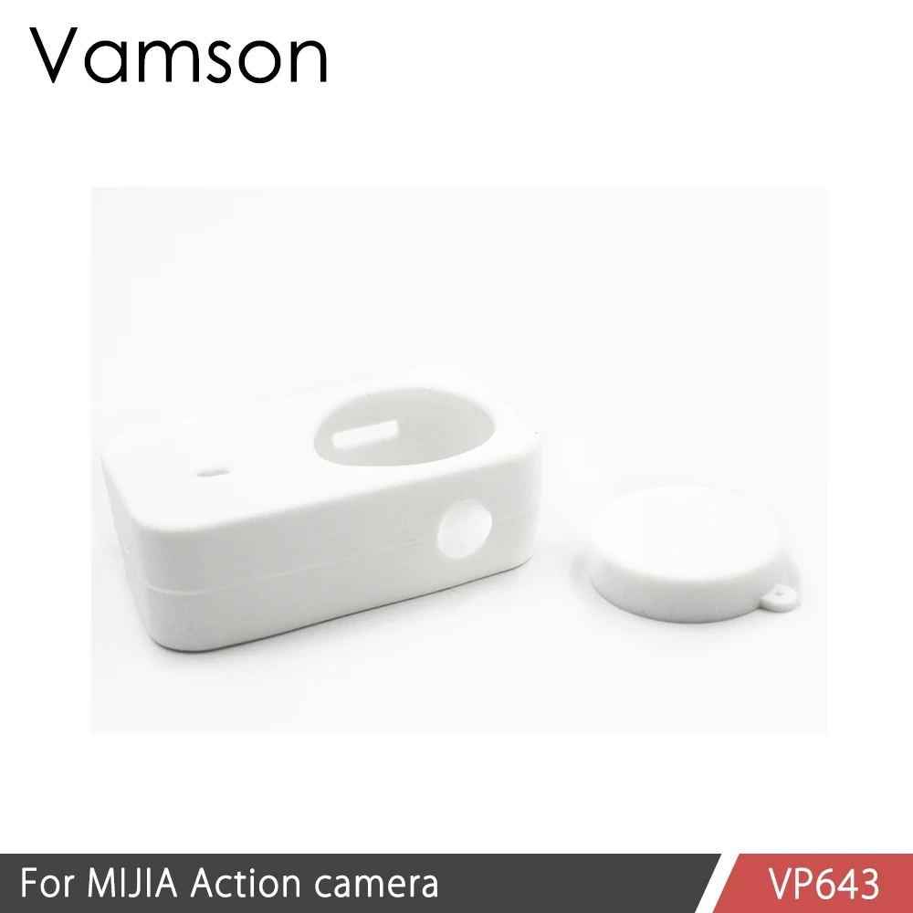 Силиконовый защитный чехол Vamson для Mi Jia аксессуары Xiaomi пылезащитный камеры MiJia 4K