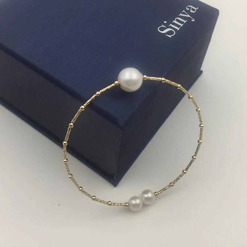 18k gold bangles bracelet SL18K1004 (19)