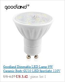 Goodland E27 светодиодный лампы 220V 240V MR16 GU10 светодиодный светильник Светодиодный точечный светильник лампа лампада 48 60 80 светодиодный s SMD 2835 для домашние точечный светильник