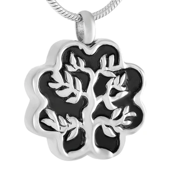 

IJD9361 Eternity Memory Stainless Steel Tree of life Cremation Pendant Funeral Jewelry Memorial Ashes Keepsake Urn Pendant