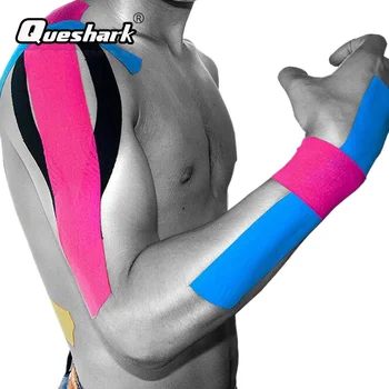 

Kinesiology Tape Pure Cotton Therapy Muscle Tape Waterproof Sports Safety Sports Tape Bandage 5CM*5M