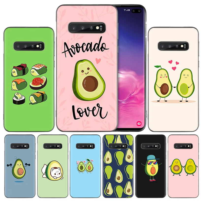 

avocado aesthetic Silicone Case Cover for Samsung Galaxy S10 S10e 5G S9 S8 S7 Edge J8 J6 J4 Plus 2018 M40 M30 M20 M10