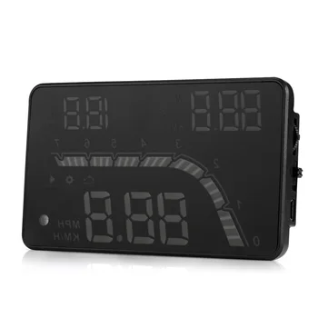 

T100 Portable Car Smart Digital OBD 2 HUD Head Up Display Car Driving Data Diagnosis Detector Overspeed Alert Alarm XM-109