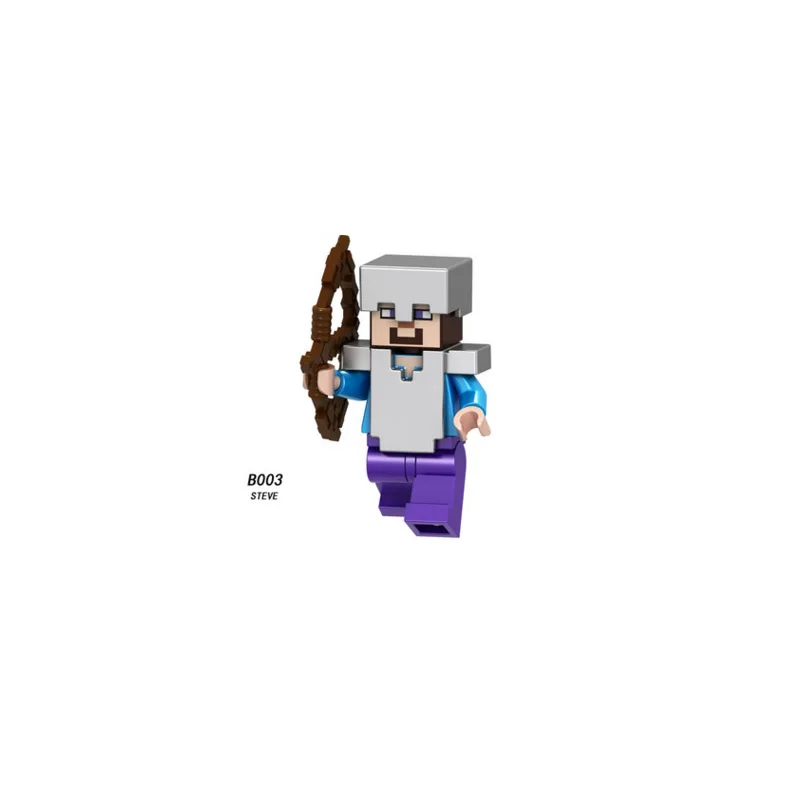 Single Minecrafted Building Blocks Zombie Baby Bat Chicken Rabbit Pig Wolf Farm Animal Figure Bricks Toys gift Compatible Legoed Single Minecrafted Building Blocks Zombie Baby Bat Chicken Rabbit Pig Wolf Farm Animal Figure Bricks Toys gift Compatible Legoed