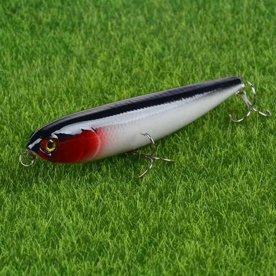 LINGYUE жесткий карандаш приманка 11 см 16 г Topwater рыболовные воблеры Crankbait Isca искусственная приманка плавающая форель, щука приманки "Карп" - Цвет: B1